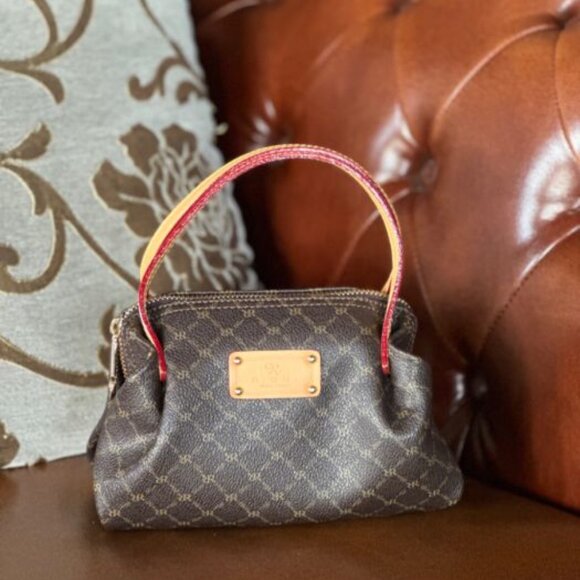 The Baby Evening Bag Brown Leather Rioni Zip Mini Handbag - Picture 1 of 3